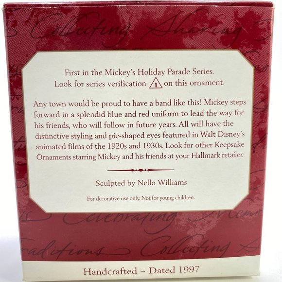 [SOLD] 1997 Hallmark Bandleader Mickey Mouse Ornament - Picture 2 of 8